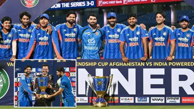 Shreyas Iyer Invites Afghanistan Captain Ibrahim Zadran to Join the Trophy Celebration After T20 Sweep 1 Shreyas Iyer Invites Afghanistan Captain Ibrahim Zadran to Join the Trophy Celebration After T20 Sweep 1