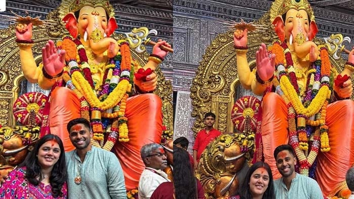 લાલબાગ ચા રાજાના શરણે ટીમ ઈન્ડિયાનો સ્ટાર
