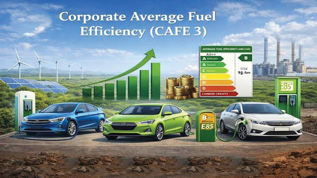 કાર માટે નવા CAFE-૩ નિયમો જારી