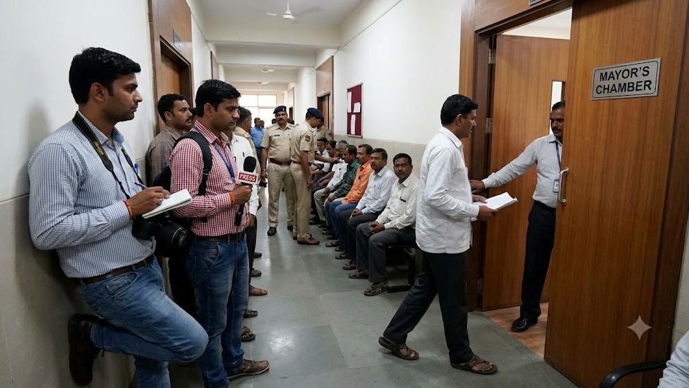 Surat Mayor Restricts Media Entry During Public Grievance Meetings, Raises Transparency Questions