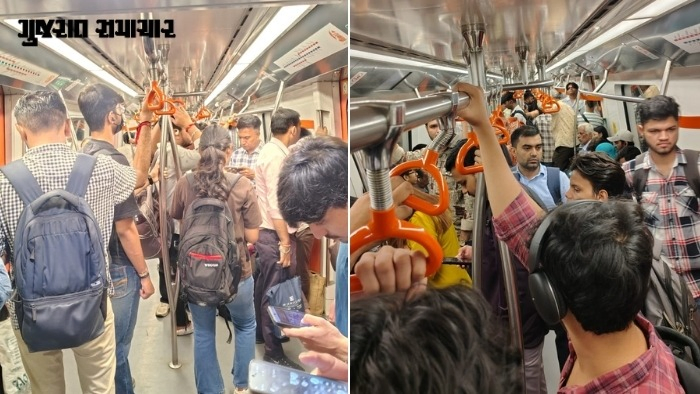 અમદાવાદ: રિક્ષા હડતાળ વચ્ચે મેટ્રોમાં રેકોર્ડબ્રેક ધસારો, 7 સપ્ટેમ્બરે 2.24 લાખથી વધુ મુસાફરોએ કરી સવારી