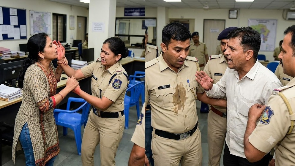 Ahmedabad Couple Creates Ruckus At SG Highway Traffic Police Station, Woman Allegedly Bites Constable