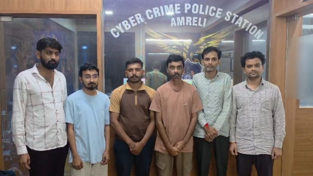 Amreli Cyber Crime Police Bust ₹634 Crore Investment Scam, Six Arrested