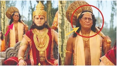 'રામાયણ કથા' ફિલ્મના વાનરસેના સભ્ય ચશ્મા પહેરેલા દેખાતા વિવાદ સર્જાયો