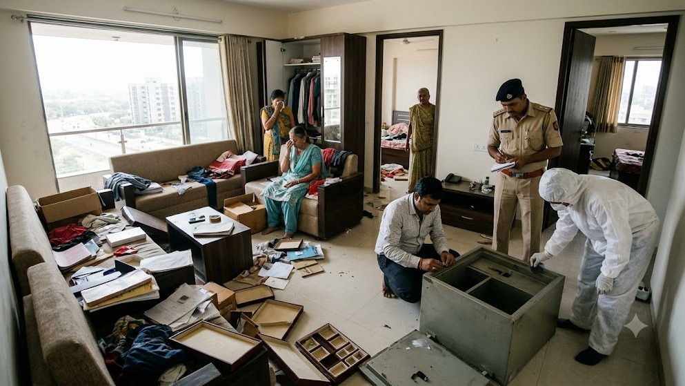 Vinzol Flat Burglary: Thieves Steal Gold And Silver Jewellery Worth ₹7.63 Lakh