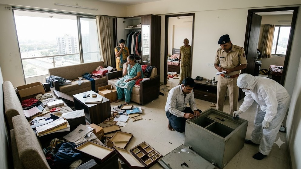 Vinzol Flat Burglary: Thieves Steal Gold And Silver Jewellery Worth ₹7.63 Lakh