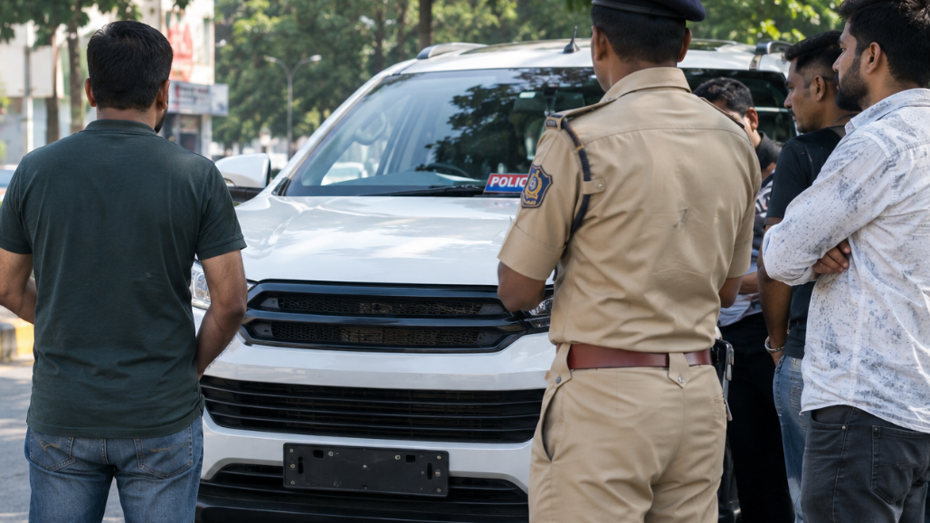 ‘Mind Your Own Business’ Backfires: Traffic Officer Detains SMC PSI’s Car Over Missing Number Plate