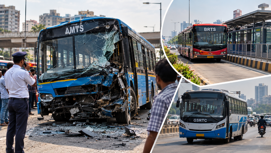138 KILLED IN AHMEDABAD BUS ACCIDENTS: Official Data Exposes Fatal Toll of Speeding Fleets Over Five Years