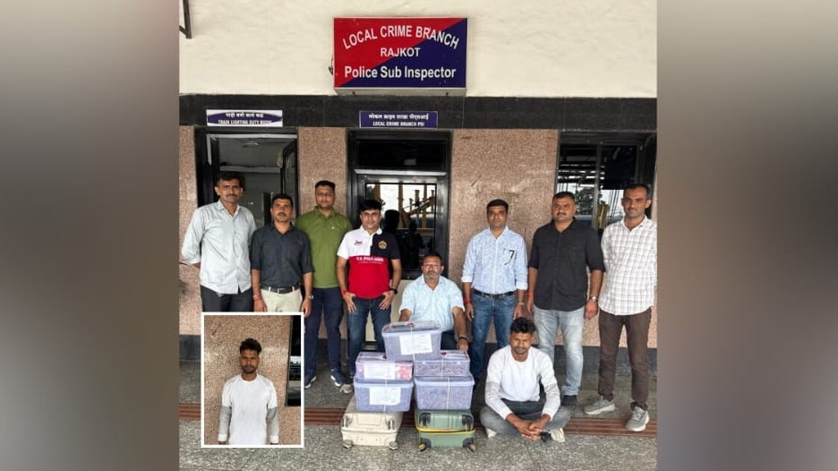 Rajkot Railway Police Seize Ganja Worth Over ₹9 Lakh, One Arrested, Another Absconding