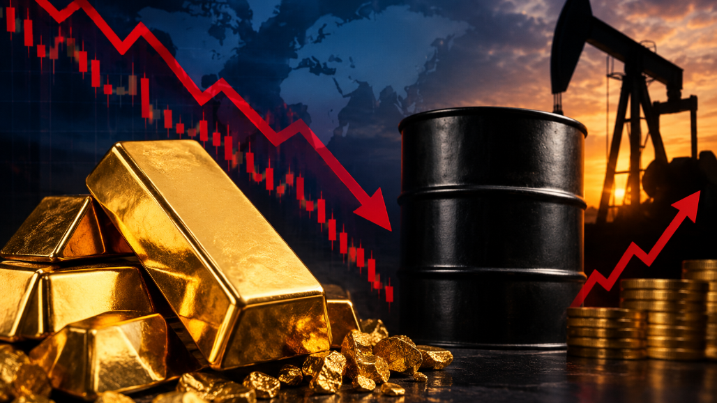 Global Gold Slips $28.50/oz to $4,292.50 and MCX Gold Plunges ₹1,974 to ₹1,50,810/10g as Crude Surge and Aggressive Fed Rate-Hike Bets Collide
