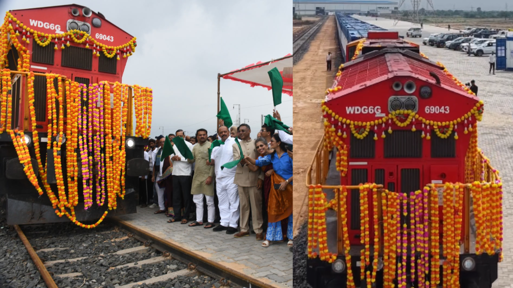 India Flags Off First-Ever Stainless Steel Salt Container Train From Gujarat's Shivalakha as State Gets 5 Cargo Terminals