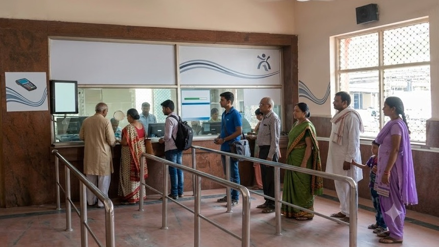 Extra Ticket Counter Opens at Bhavnagar Para Station Ahead of Festival Rush