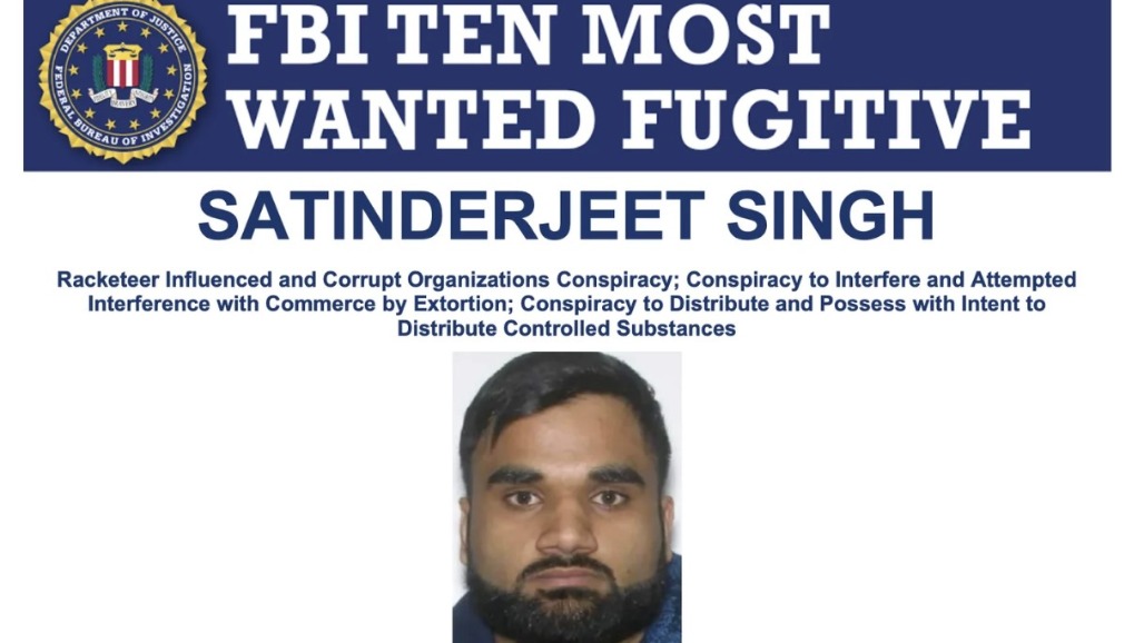 Goldy Brar Added To FBI’s Ten Most Wanted List, $1 Million Reward Announced