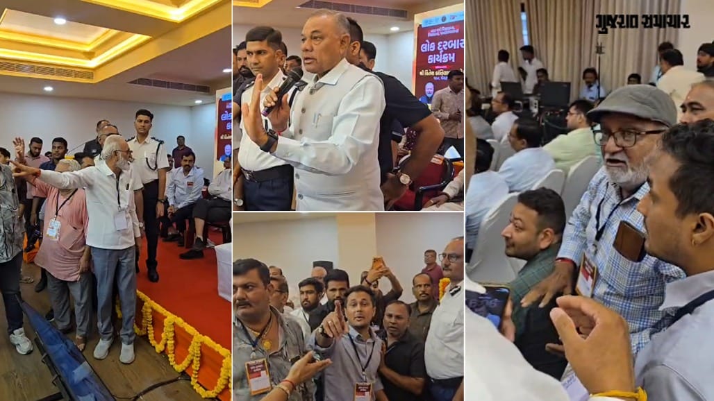 નિકોલ લોક દરબારમાં પ્રશ્નો પૂછવા દેવા મુદ્દે ભારે હોબાળો