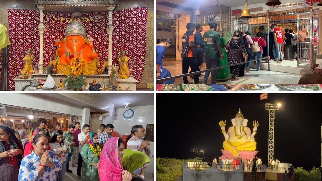 જામનગર નજીક સપડામાં ગણેશ ચતુર્થીએ સપડેશ્વર ગણપતિજીના દર્શને ભક્તોની કતારો