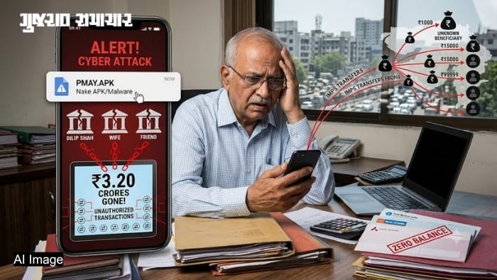 PM આવાસ યોજનાની નકલી APK થી ₹3.20 કરોડની છેતરપિંડી