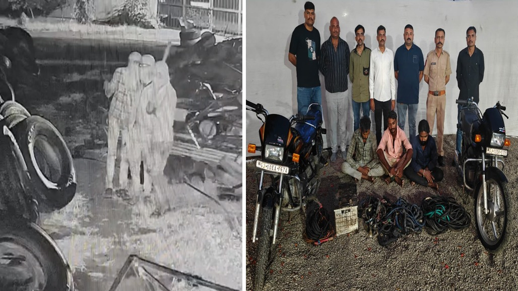 જામનગર નજીક ટ્રાન્સપોર્ટમાં થયેલી ઘરફોડ ચોરીનો ભેદ ઉકેલાયો : ત્રણ શખ્સો રૂ.1.99 લાખના મુદ્દામાલ સાથે ઝડપાયા