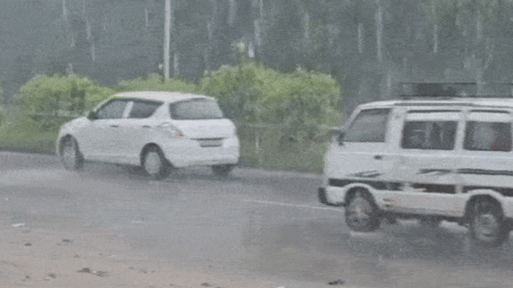 Gujarat Rain Update At 6 PM : Vallabhipur Leads Day with 5.91 Inches as Heavy Rains Pivot to Saurashtra with Kotda Sangani Hitting 3.23 Inches