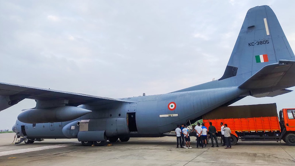 Nepal Flood Indian aircraft.jpg