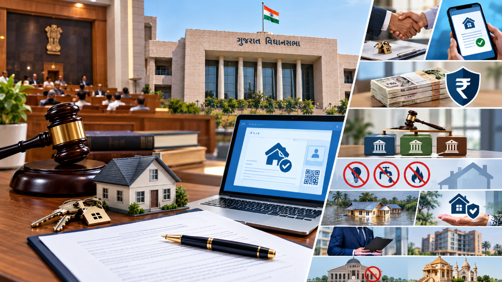 Gujarat Rent Bill 2026 Passed Unanimously: Written Agreements Mandatory, Security Deposit Capped At 3 Months