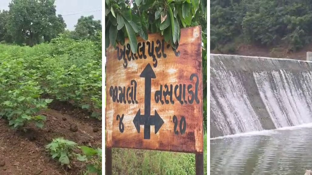 છોટાઉદેપુરના નસવાડીના રાયપુર સહિત 5 ગામોના ખેડૂતો સિંચાઈના પાણીથી વંચિત