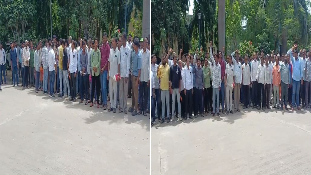 પાવરગ્રીડ લાઇનથી અસરગ્રસ્ત ખેડૂતોના વળતર મુદ્દે વલસાડ કલેક્ટરને રજૂઆત