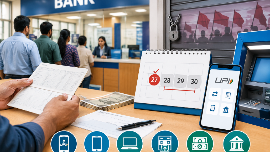 What Stops and What Doesn't: Know How Banking Strike to Affect Operations from Tomorrow