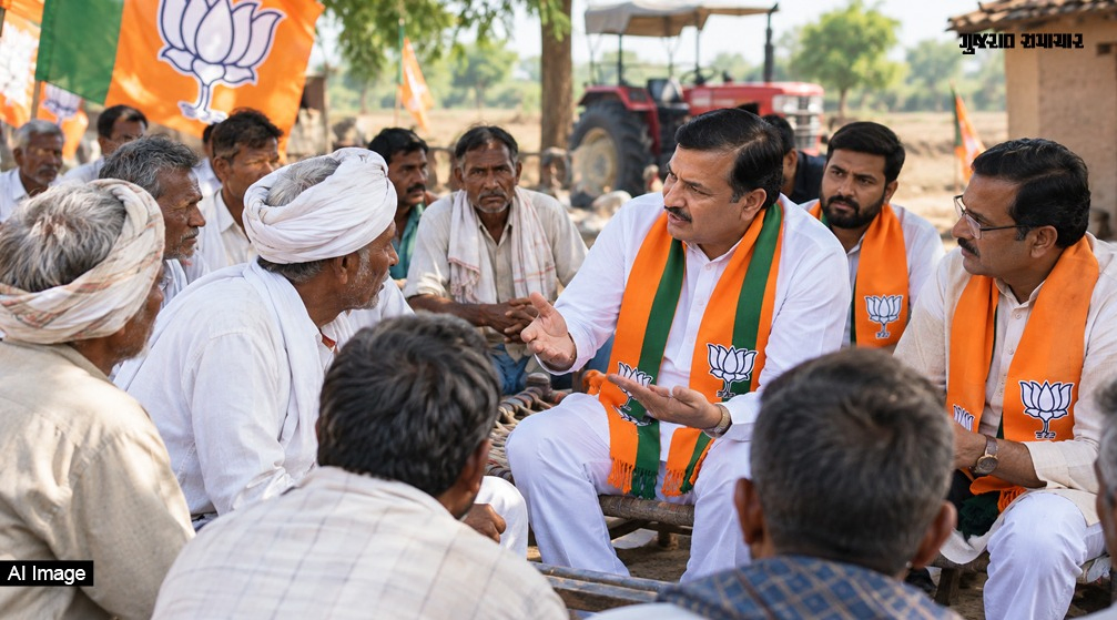 ગુજરાત વિધાનસભા ચૂંટણીમાં ભાજપને ખેડૂતોની નારાજગીનો ડર, હવે મત ઉઘરાવવા ગામડાંમાં શરૂ કરી કવાયત