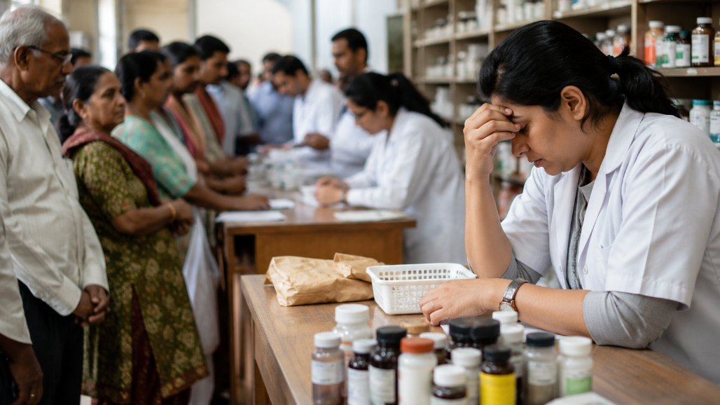 Ahmedabad Ayurvedic Health Services Hit by Pharmacist Shortage
