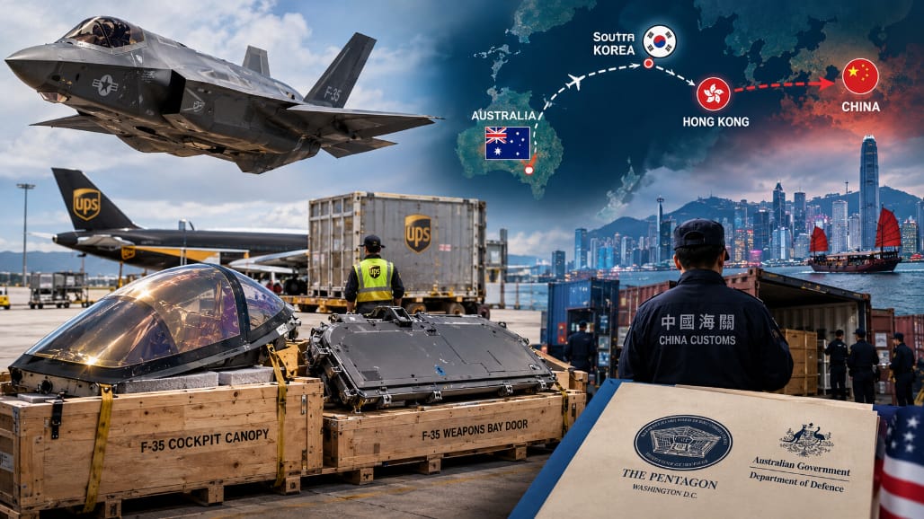 Pentagon Investigating How F-35 Fighter Jet Parts Bound for US Were Diverted to Hong Kong