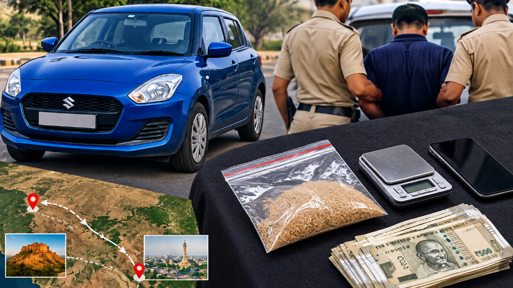Odhav Police Bust MD Drug Delivery Bid, Seize 10.265g Consignment