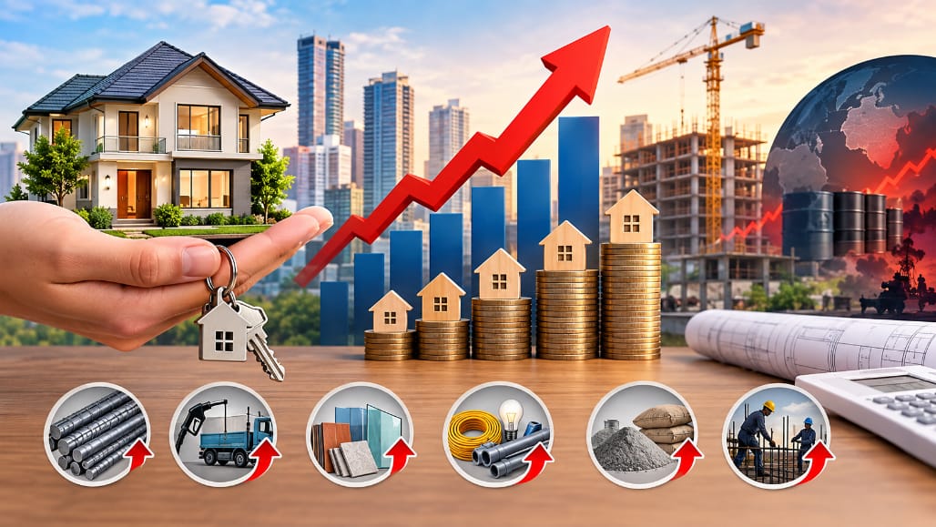 છેલ્લા 4 વર્ષમાં મકાનોના ભાવમાં 59% નો તોતિંગ ઉછાળો