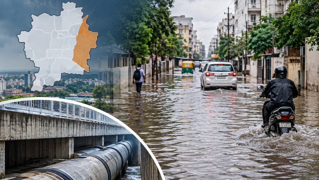 ₹81.40-Crore Eastern Trunk Line Fails To Prevent Waterlogging In East Ahmedabad