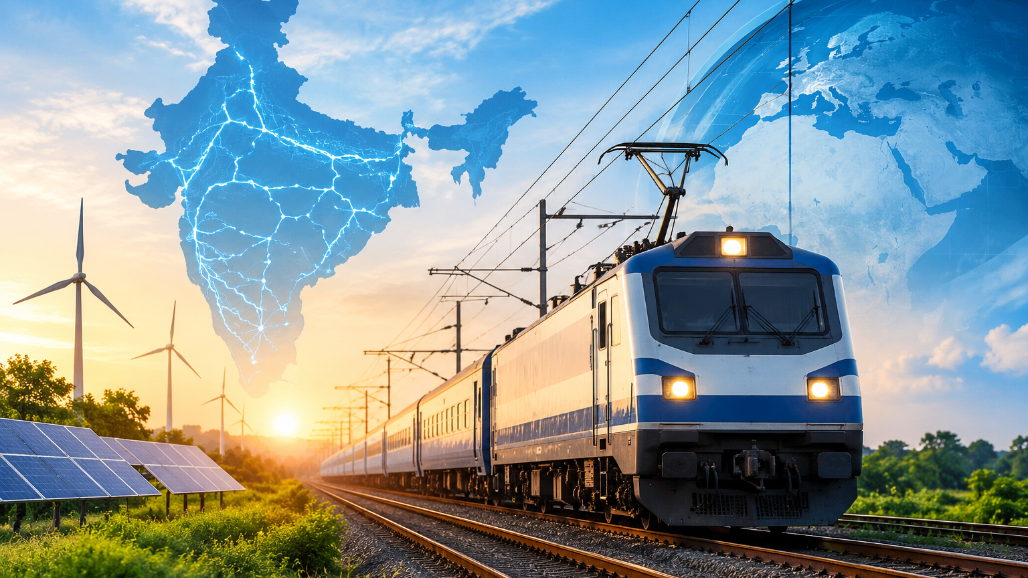 Gujarat Achieves 100% Railway Electrification; India at 99.6% Broad Gauge Electrification, Only Second to Switzerland