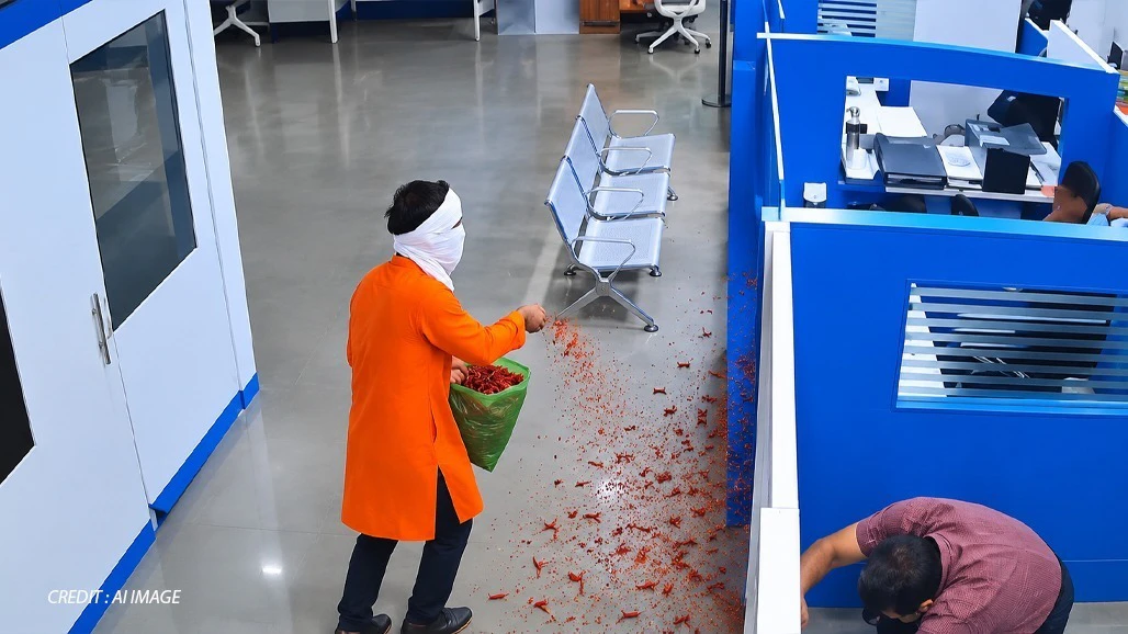 Nagpur SBI Robbery: Man Sprays Chilli Powder to Loot Lakhs, Nabbed Within 30 Minutes