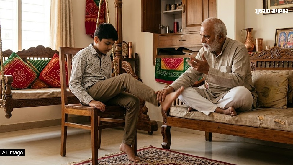 ખુરશી કે પલંગ પર બેસીને પગ કેમ ન હલાવવા જોઈએ? જાણો વડીલો આવું કરતાં કેમ અટકાવે છે