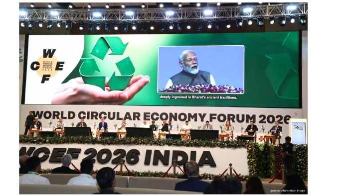 વર્લ્ડ સર્ક્યુલર ઈકોનોમી ફોરમ 2026: ગાંધીનગરમાં પ્રથમવાર વૈશ્વિક ફોરમનું આયોજન
