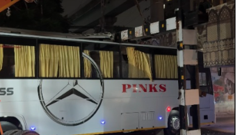 Bus Gets Stuck Near Gujarat College Underpass, Traffic Hit