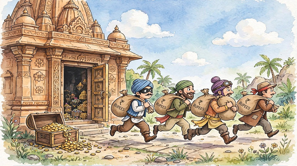 મંદિરોને મળતા દેવદ્રવ્યમાં હાથ મારનારા અમુક પાપી પૂજારીઓ અને પોલિટિશ્યનોને ભગવાનનો પણ ડર નથી!