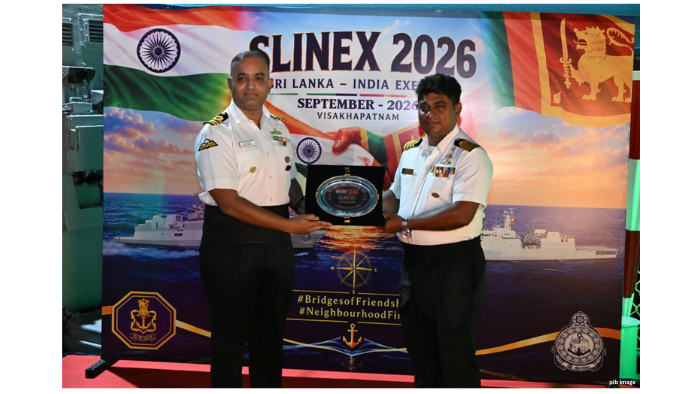 SLINEX-26: ભારત-શ્રીલંકા વચ્ચે 13મી દ્વિપક્ષીય દરિયાઈ કવાયત વિશાખાપટ્ટનમમાં