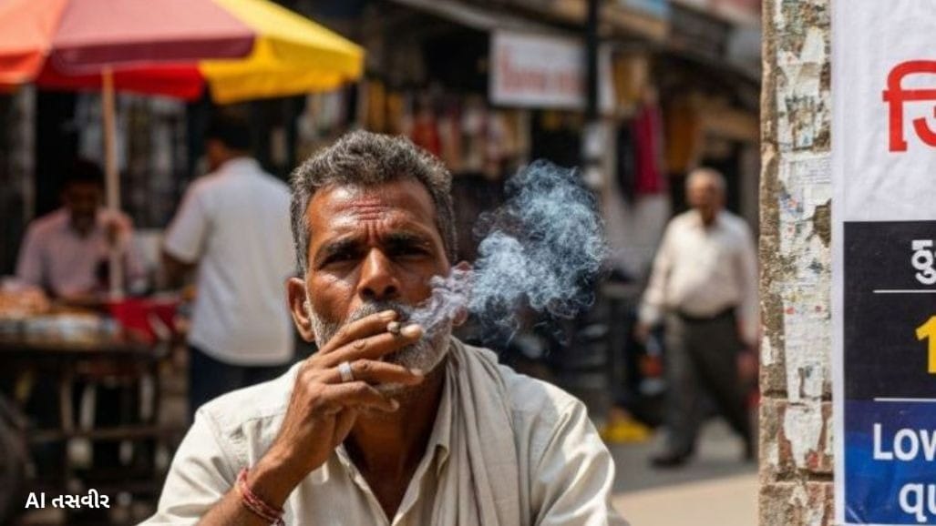 ગુજરાતમાં 19.2% વસતી તમાકુની બંધાણી