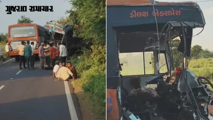 VIDEO| ગીરગઢડામાં ST બસ અને ટ્રક વચ્ચે ભયંકર અકસ્માત: 2 મુસાફરોના કરૂણ મોત, 3 ની હાલત ગંભીર, 10 થી વધુ ઈજાગ્રસ્ત!