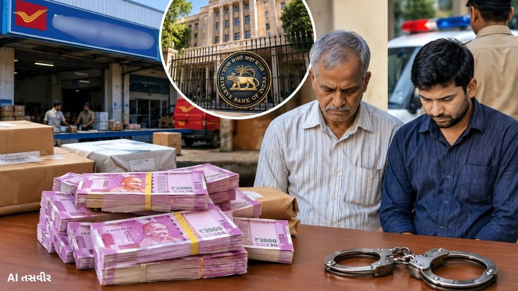 અમદાવાદમાં પિતા-પુત્રનો ખેલ, RBI માં જમા કરાવવાની રૂ.2000 ની નોટોના 11.86 લાખ અંગત કામ માટે વાપરી નાખ્યા