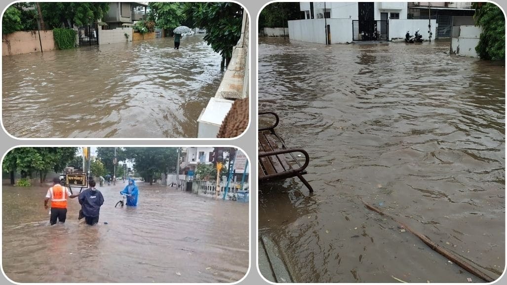 અમદાવાદમાં મેઘરાજાનું કહેર