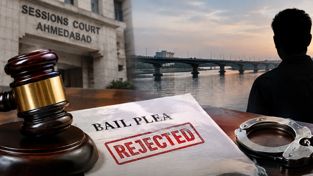 Court Rejects Bail for Man Accused of Drowning Wife in Sabarmati River