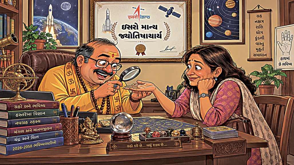 ઈસરોનું ખાનગીકરણ કરી જ્યોતિષીઓ સાથે ટાઈઅપ