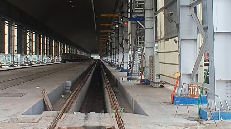 Sabarmati Depot Gets 620-Metre Retractable OHE System For Safer Train Maintenance