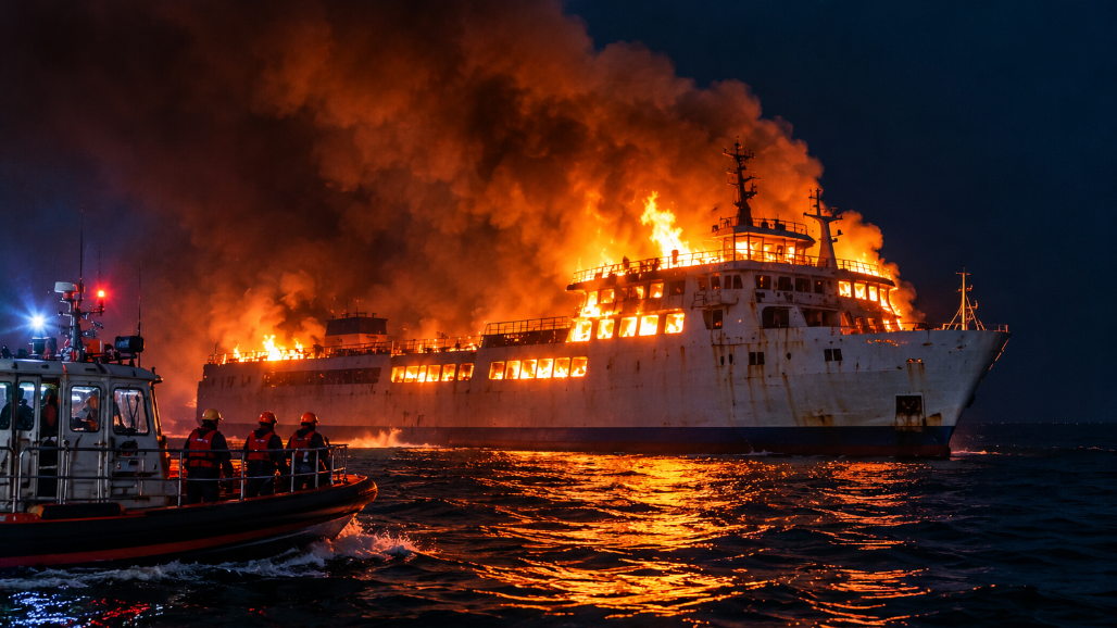Five Dead, More Than 80 Missing After Ferry Catches Fire in Philippines