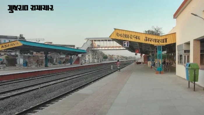 અસારવા સ્ટેશન પર પ્લેટફોર્મની કામગીરીને પગલે 1 મહિનાનો ટ્રાફિક બ્લોક: મેમૂ ટ્રેન રદ, ઇન્દોર એક્સપ્રેસ હવે નરોડા સુધી જ દોડશે