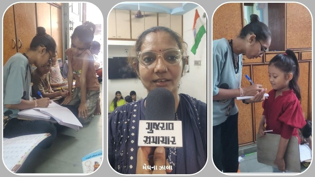 VIDEO: અમદાવાદના મેઘનાબહેનનો 15 વર્ષથી ‘શિક્ષણયજ્ઞ’: નાની ચોકડીથી શરૂ થયેલા ક્લાસમાં આજે ભણે છે 75 ગરીબ બાળકો